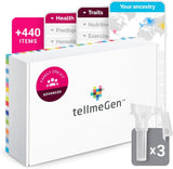 DNA Test Advanced tellmeGen | (Health + Traits + Wellness + Ancestry) | What Your DNA says About You