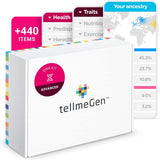 DNA Test Advanced tellmeGen | (Health + Traits + Wellness + Ancestry) | What Your DNA says About You