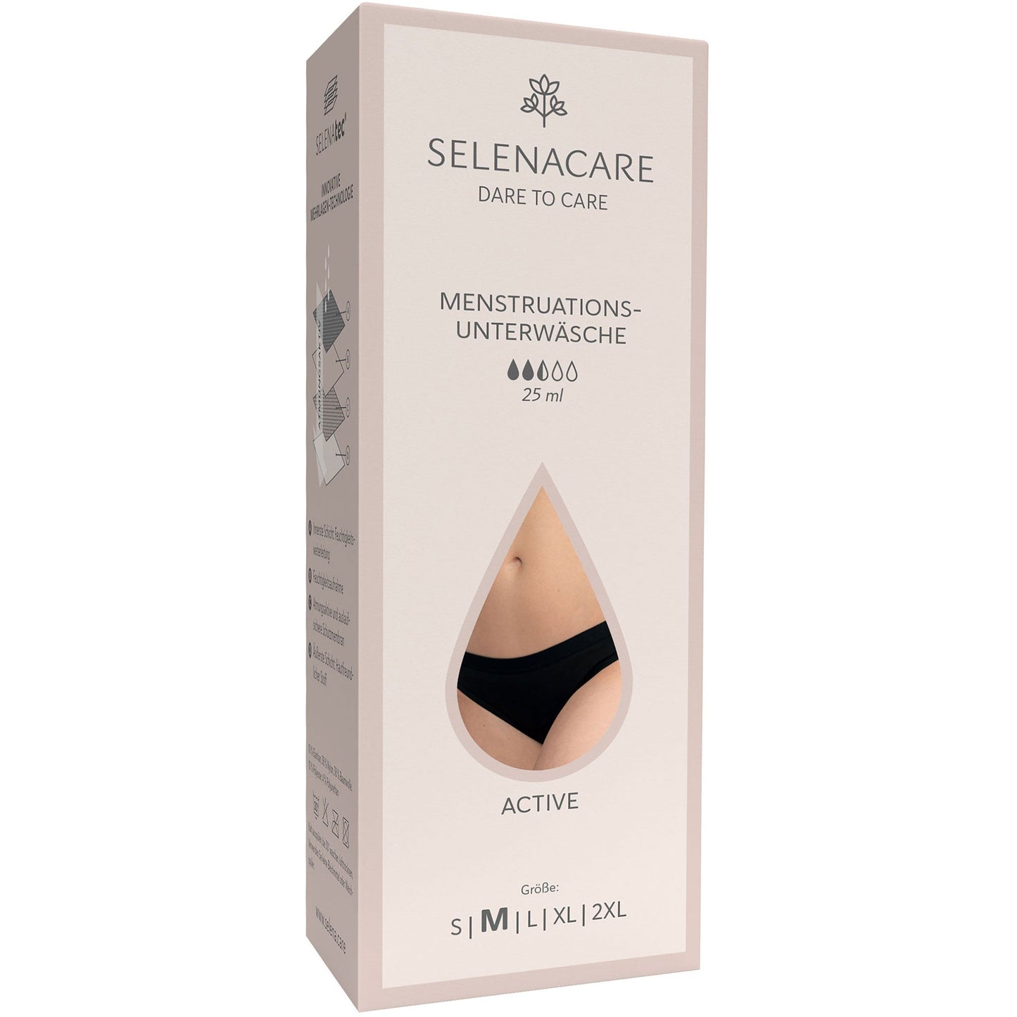 Selenacare Absorbent Menstrual Panty - Active