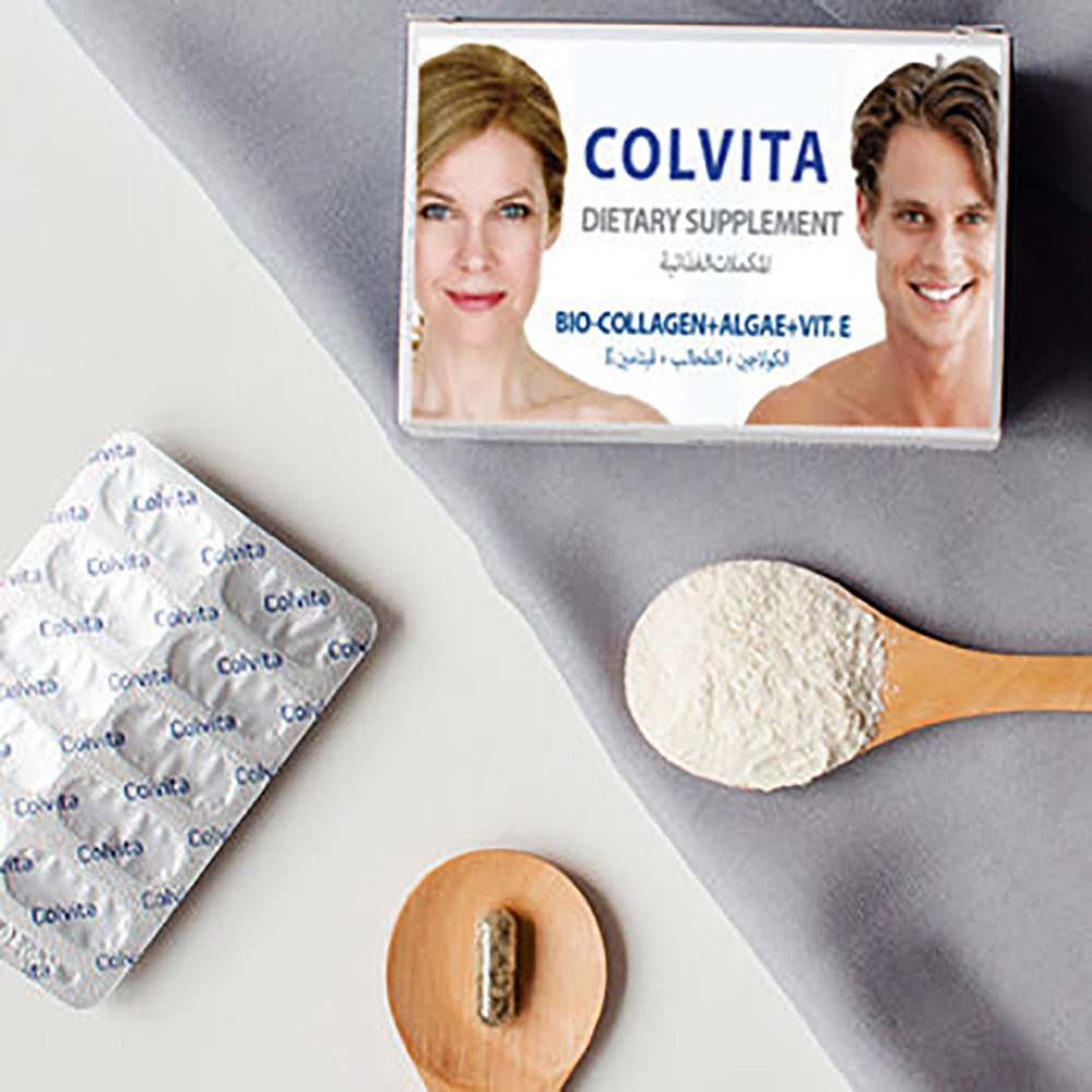 Colvita: Lyophilized Collagen Capsules + Algae with Magnesium + Vitamin E