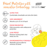 Selenacare Absorbent Menstrual Panty - Active